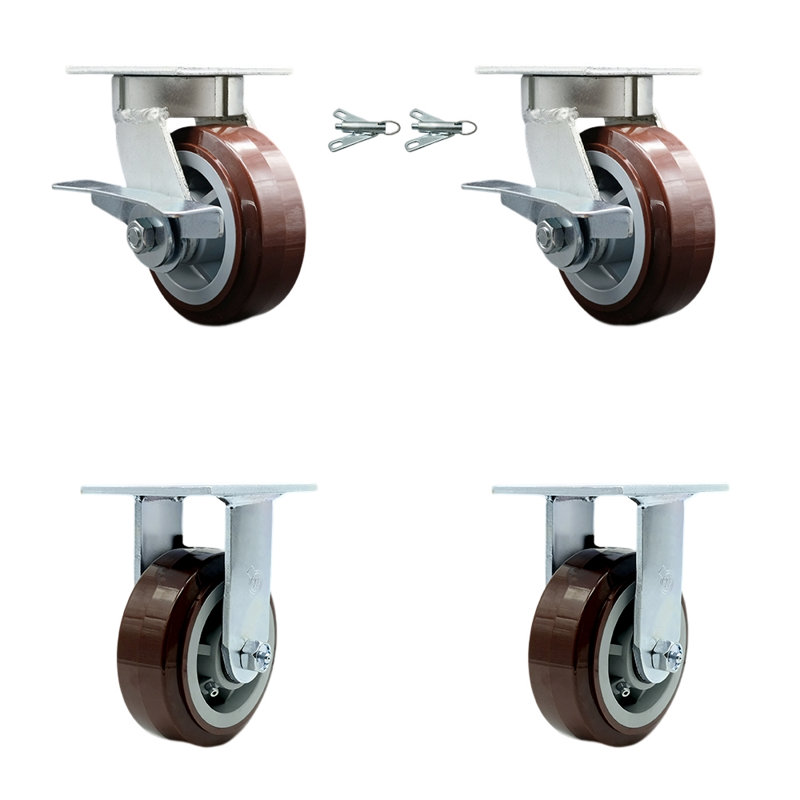 Ensemble de roulettes en polyoléfine