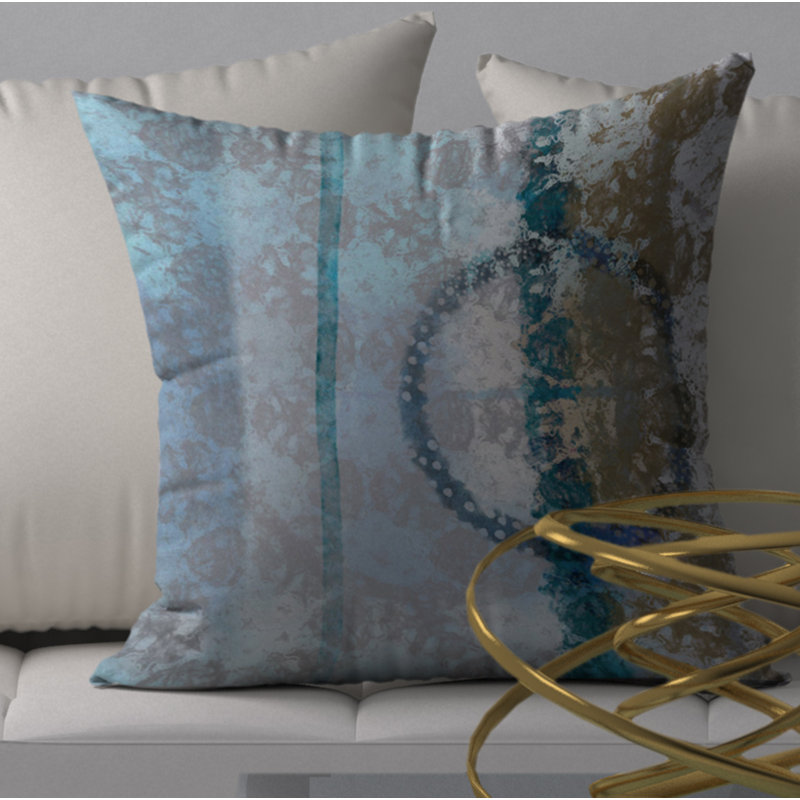 Housse de coussin carrée/insert, 24 po x 24 po