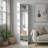 McAlmont Hall Tree 14.75'' Wide, Coat Rack Freestanding Hall Tree with 3 Hooks, Entryway Furniture for Coat and Shoe Storage, Entryway Organization with an Adjustable Shelf, 14.75"W x 72.5"H x 15.5"D, White-352210074