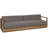 Horizon 108'' Wide Straight Teak Patio Sofa with Cushions-110893835