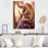 «Mythical Woman jouant de la harpe I» sur toile