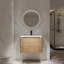 Meuble-lavabo mural moderne avec lavabo en céramique et porte à fermeture en douceur-1765646101