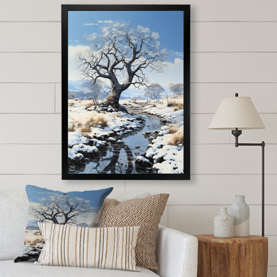 Loujain Tree Shades Of Stillness sur toile