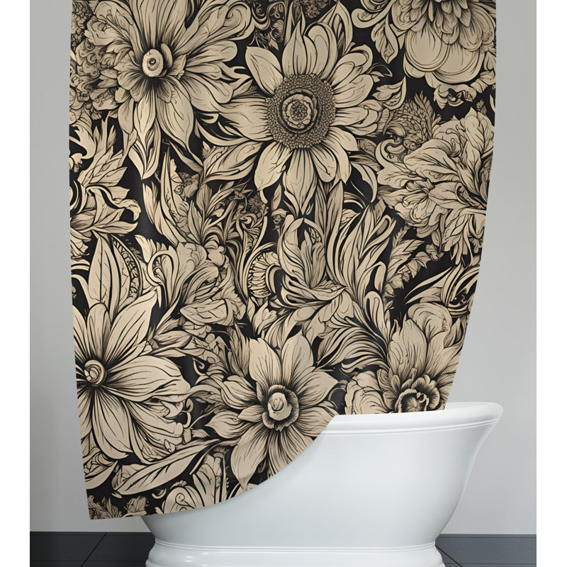 Rideau de douche Deltoro, H 72 po x l 70 po