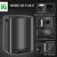 Nerlande 2 x 30L Double Kitchen Bin, Pedal Bin with Soft-Close Lid, Black