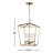 Finnegan 4 - Light Dimmable Lantern Chandelier-347253917-290373843-290373853