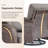 Agnes All-Weather Rattan Outdoor T-Back Cushions Conversation Set With Swivel Chairs And Fire Pit (Set Of 4)-198918039