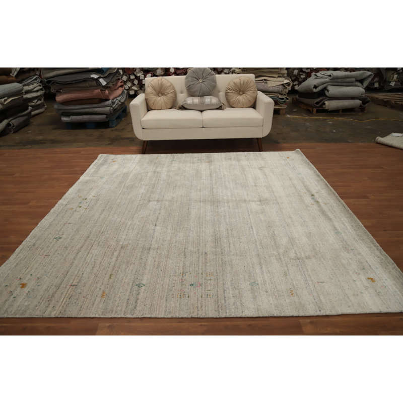 Tapis oriental fait à la main de style Gabbeh 8 x 8