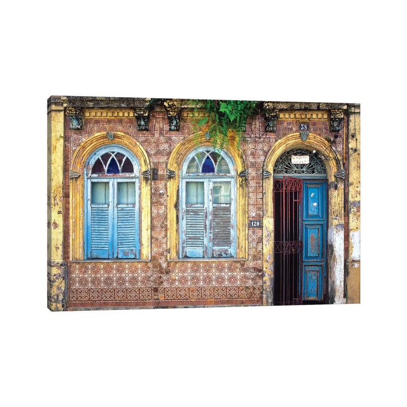Remnants Of Portugal, Salvador, Brazil by Jim Nilsen - Wrapped Canvas Print, 20.32 cm H x 30.48 cm W