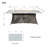 Arayeli Rectangle Aluminum Liquid Propane Smokeless Fire Pit Table-1105408874