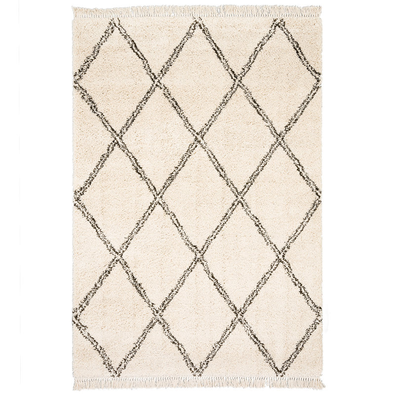 Kepler Geometric Shag Area Rug, Rectangle 160 x 230cm