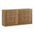 Set of 2 Fluted Modular Sideboard Cabinet with 3 Drawers, Camel-686293230