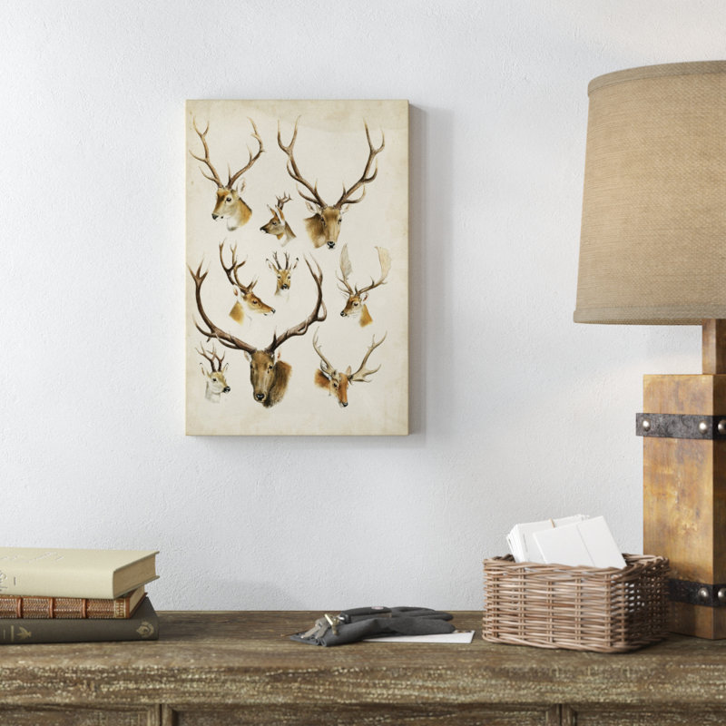 Western Animal Species II - peinture sur toile tendue, H 18 po x l 12 po