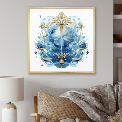 Balance, signe du zodiaque I sur toile