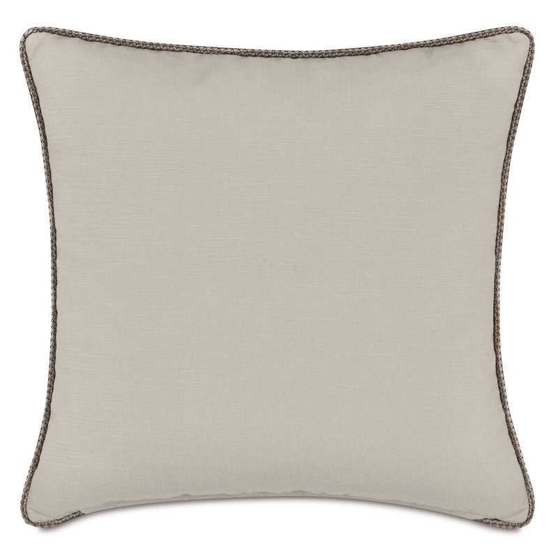 Zeylin Metallic Decorative Pillow, Square 22"