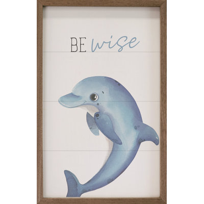 Be Wise Dolphin - blanc