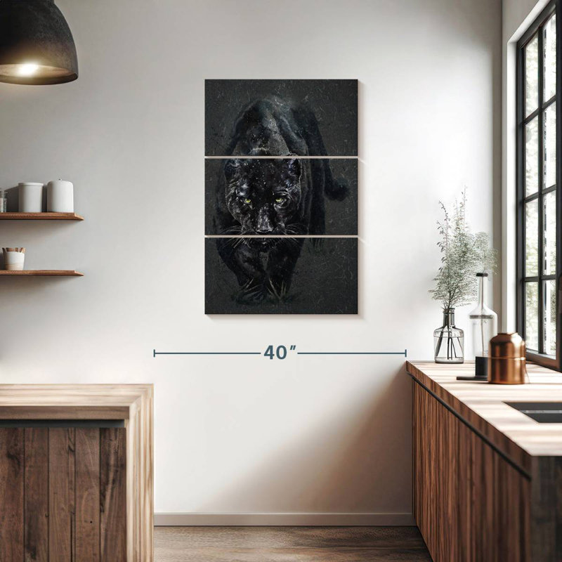 Brampt Black Panther, 38" H x 24" W
