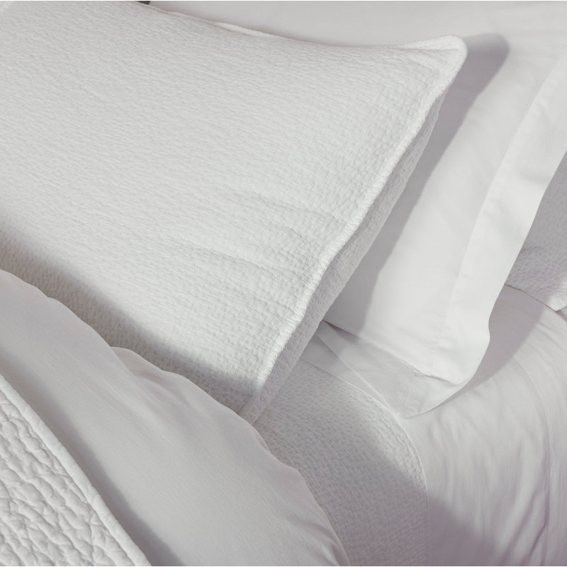 Cascade Coverlet, Alpine White, Twin Coverlet