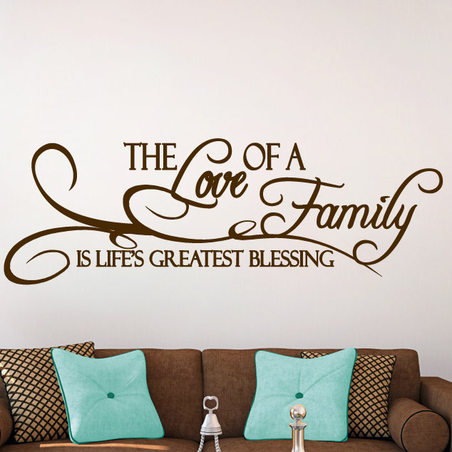 Text & Numbers Non-Wall Damaging Wall Decal, Brown