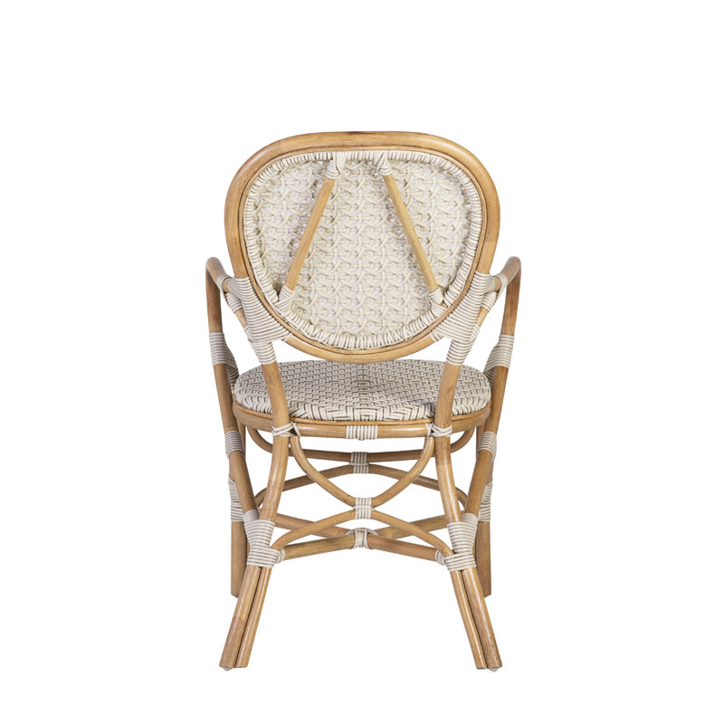 Adellia Stackable Outdoor Patio Dining Armchair