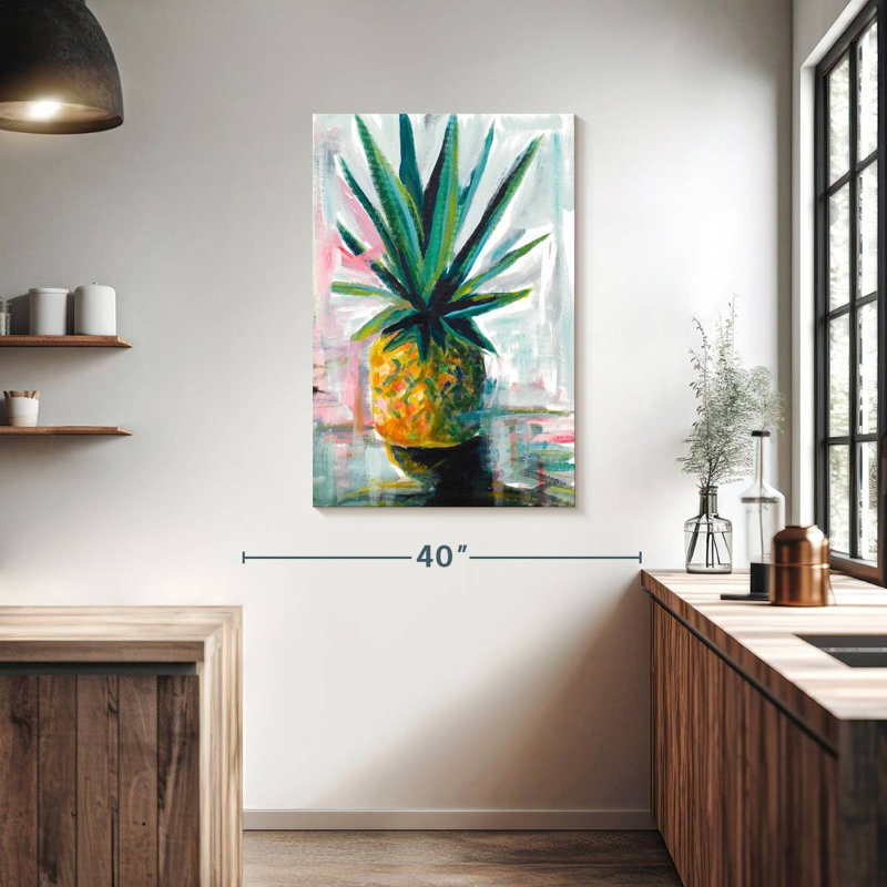 Yarlin Pineapple Colors, 39" H x 26" W