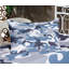 Drap-housse et coussin décoratif camouflage Ambesonne bleu ardoise / gris indigo-106786762