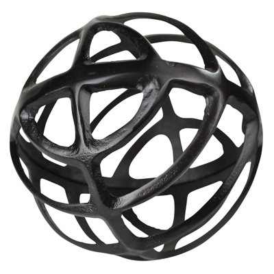 Metal Geometric Sphere