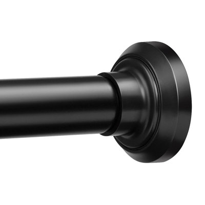 Stainless Steel Adjustable Spring Tension Shower Curtain Rod, No Drill Installation, Rustproof & Non-Slip, Sturdy & Durable For Bathroom, Closet, Window, Room Divider