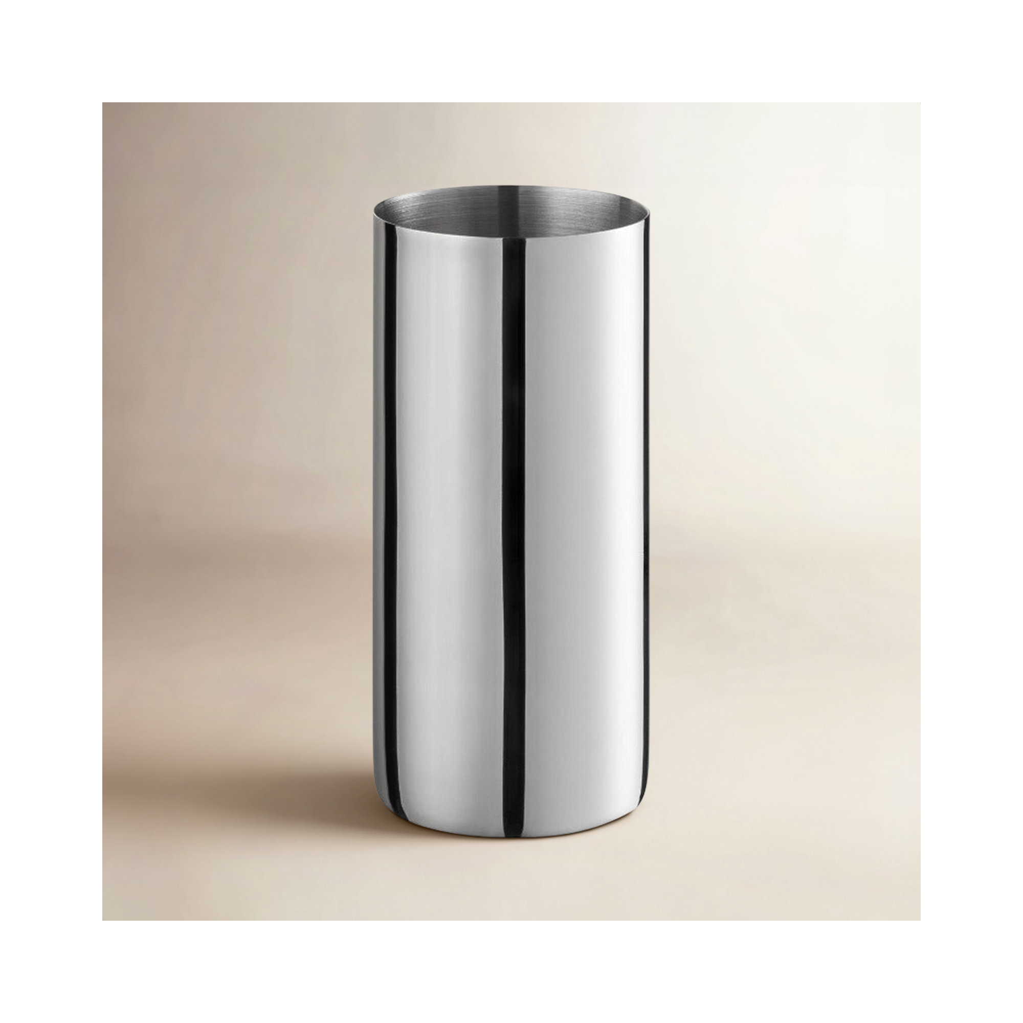 MODO Bathroom Tumbler / Toothbrush Holder, Polished Stainless Steel