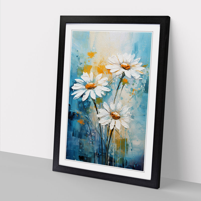 Single Picture Frame Print on Wood, Black Framed, 34cm H x 25cm W