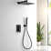 Complete Shower System with Rough-in Valve with 10 Inches Rain Shower Head