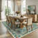 Goldene Animal and Insect Washable Floor Mat - Non-Slip Area Rug Non Slip Green Area Rug Low Pile Stain Resistant Throw Carpet for Dining Room
