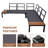Lovene 5-Person Outdoor Sectional Seating Group with Removable Cushions -1781365949