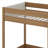 Bunk Bed Frame With Ladder, Safety Guardrails, Upholstered Headboard/Footboard