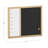 Thomas Martha Stewart Magnetic Weekly Calendar Dry Erase Board and Chalk Board with Liquid Chalk Marker-89798331