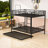 Antolic Full Over Full Iron Bunk Bed With Twin Trundle And Safety Guardrails-988233213