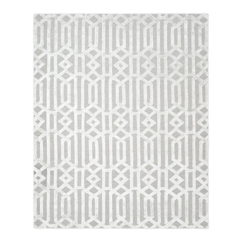 Geometric Indoor Rug, Rectangle 5' x 8'