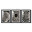 ABSTRACT Series CXCVI - Impression sur mesure avec cadre de qualité supérieure mat - 3 pièces-1122181107
