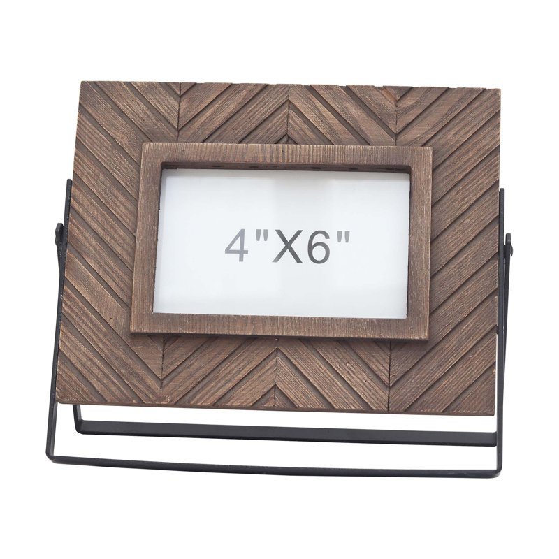 Dempsy Dark Brown Wood Matte Picture Frame