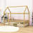 Wooden House Roof Floor Bed With Fence Design-723574650-723574653