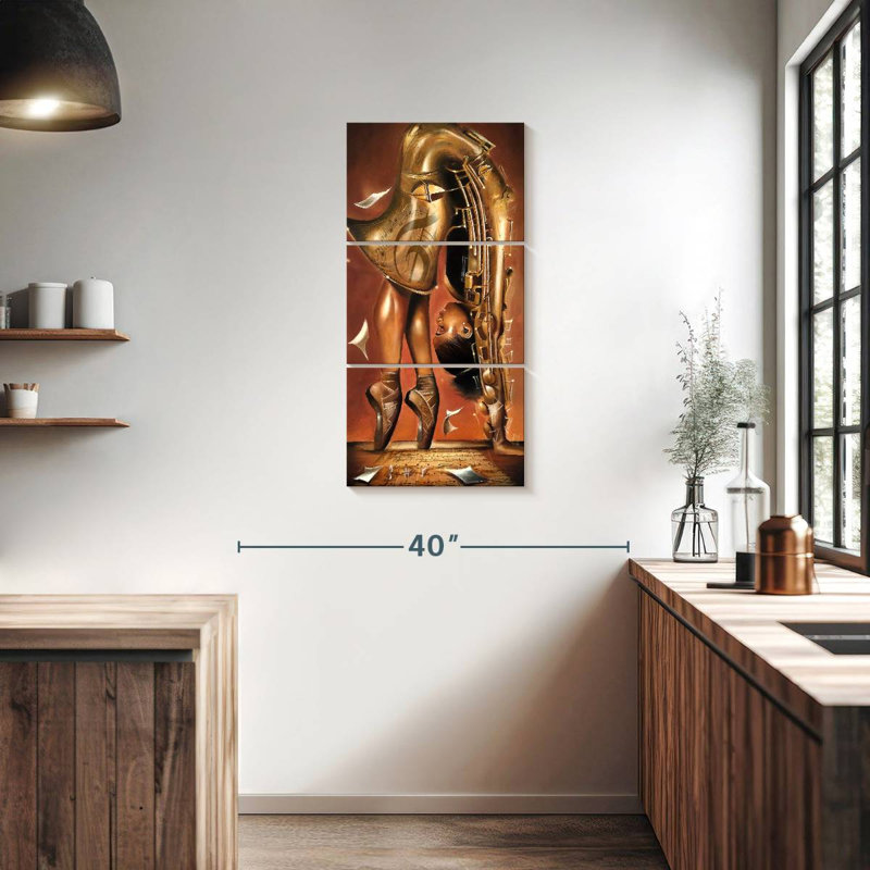 Balletic Tune, 38" H x 18" W