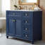 Meuble-lavabo avec lavabo en céramique et tiroirs à fermeture en douceur-471028355