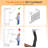 47.2 Inch Wide Slatted 4 Flip Drawers 1 Compartment Storage LED Light Shoe Cabinet-651651954
