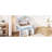 Full Size Loft Bed With Canopy And Storage Cabinet, House - Shaped For A Fun , Multiple Shelves Of Books Inspired Creativity Boost, Book Cloth-1123839286