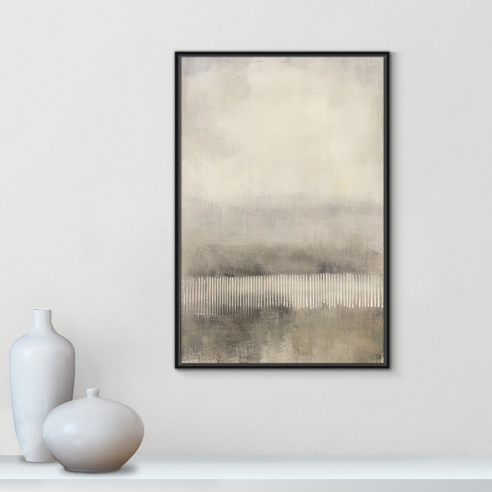 Balanced Silence I Print by Irena Orlov, 37.5" H x 25.5" W, Black Floater