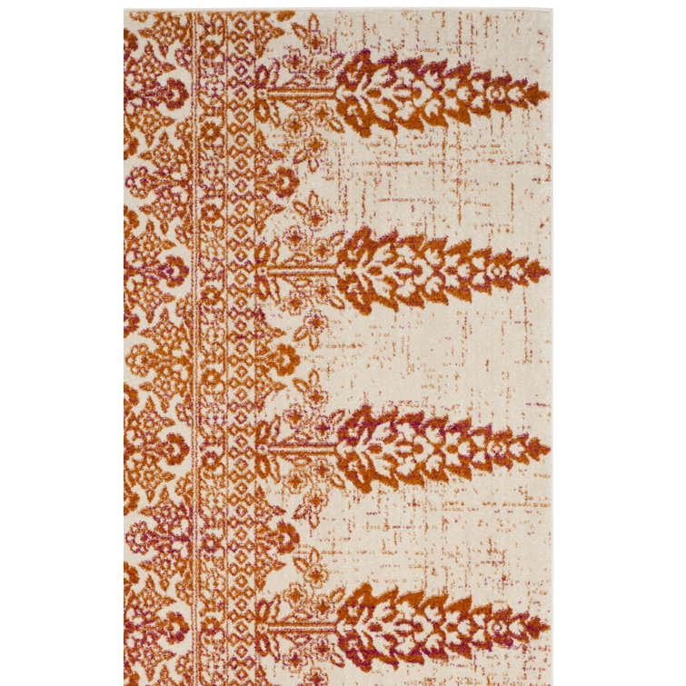 Annette Floral Ivory/Gold Area Rug