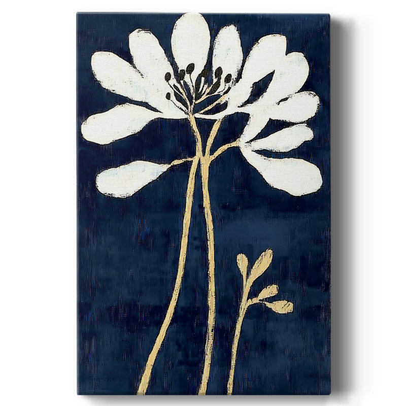 Toile tendue à motif floral CLX Gallery - prête à être accrochée, H 18 po x l 12 po