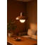 Lustre réglable en métal avec capuchon en bois, finition noire et chêne, abat-jour en verre de 10 po x 10 po | Hauteur: 9,4 à 59,1 pouces | 1 x douille G9 (10 W maximum) | Éclairage élégant pour la salle à manger, le salon et les entrées-1390606054-1390606048