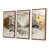 Toile avec cadre flottant brun