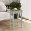 Table de bout carrée rustique Psoma-1979061676